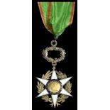 France, Third Republic, Order of Agricultural Merit, Commander's neck badge, 95mm including...