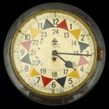A Second World War Royal Air Force Sector Clock. A fully operational RAF Sector clock, 14...