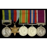 Five: Private R. R. Gooch, Suffolk Regiment India General Service 1908-35, 1 clasp, Malab...
