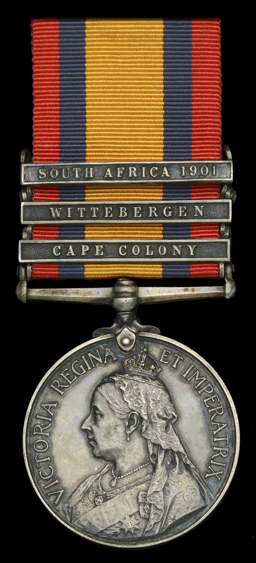 Queen's South Africa 1899-1902, 3 clasps, Cape Colony, Wittebergen, South Africa 1901 (Capt....