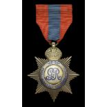 Imperial Service Medal, G.V.R., Star issue (Thomas F. Saurin.) in Elkington, London, case of...