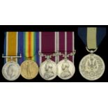 Four: Squadron Sergeant Major F. Battson, Glamorgan Yeomanry and 14th Hussars, who was award...