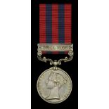 India General Service 1854-95, 1 clasp, Burma 1885-7 (Captain P. J. Harvey Asstt. Supdt. Pol...