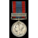 North West Canada 1885, 1 clasp, Saskatchewan (No. 1598 Gunner J. H. Sayers â€œBâ€ Battery R.C....