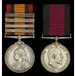 Pair: Sergeant T. Stapleton, Border Mounted Rifles Queen's South Africa 1899-1902, 4 clas...
