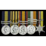 Five: Sergeant J. Harper, Kimberley Volunteer Regiment Cape of Good Hope General Service...