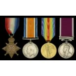 Four: Private A. R. Kersey, 2nd Battalion, Suffolk Regiment, who was taken prisoner of war o...