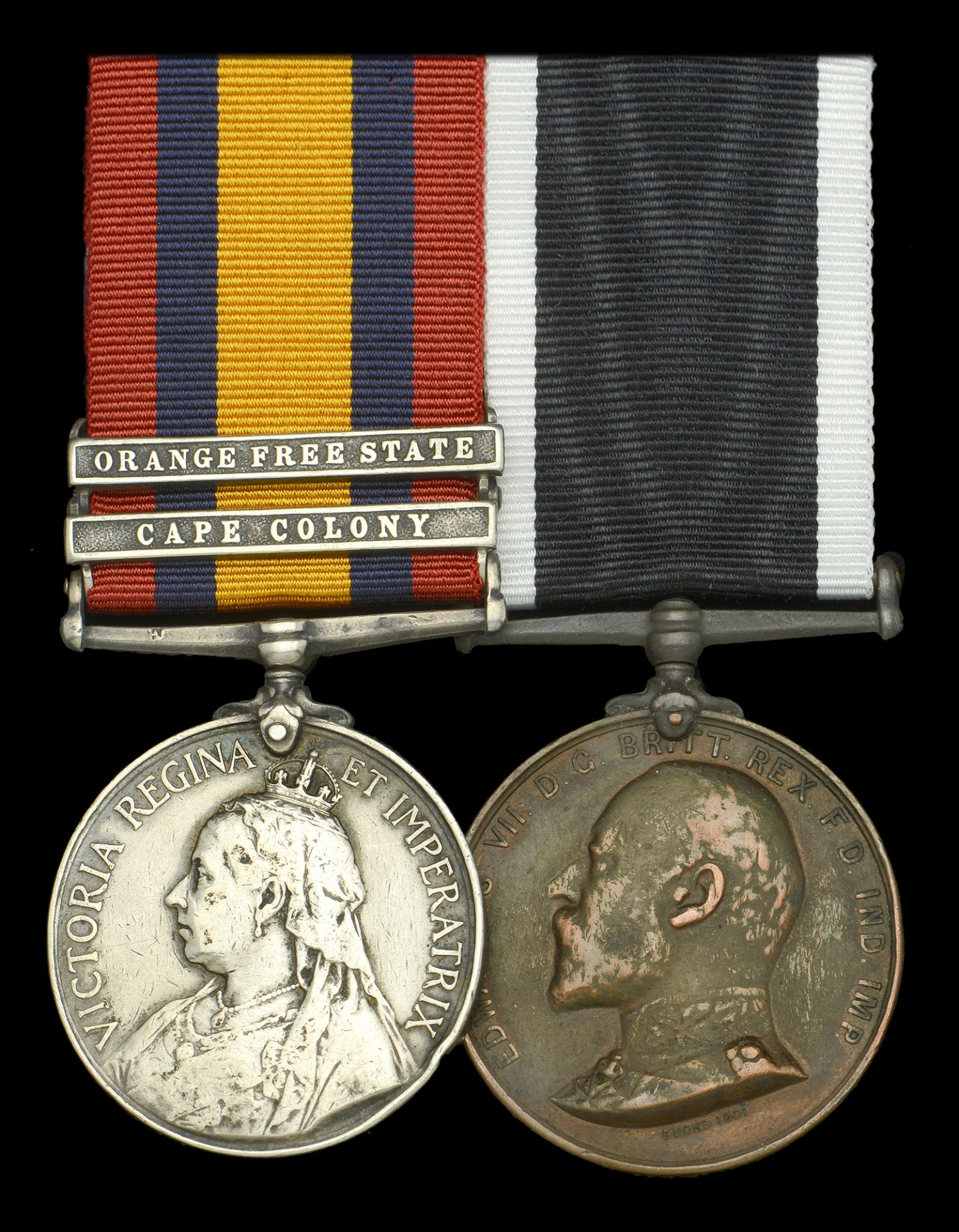 Pair: Orderly J. H. Hargreaves, St. John Ambulance Brigade Queen's South Africa 1899-1902...