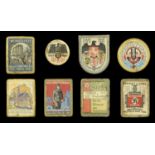 German Second World War Woven Day Badges. Comprising 8 beautifully machine-woven rectangula...