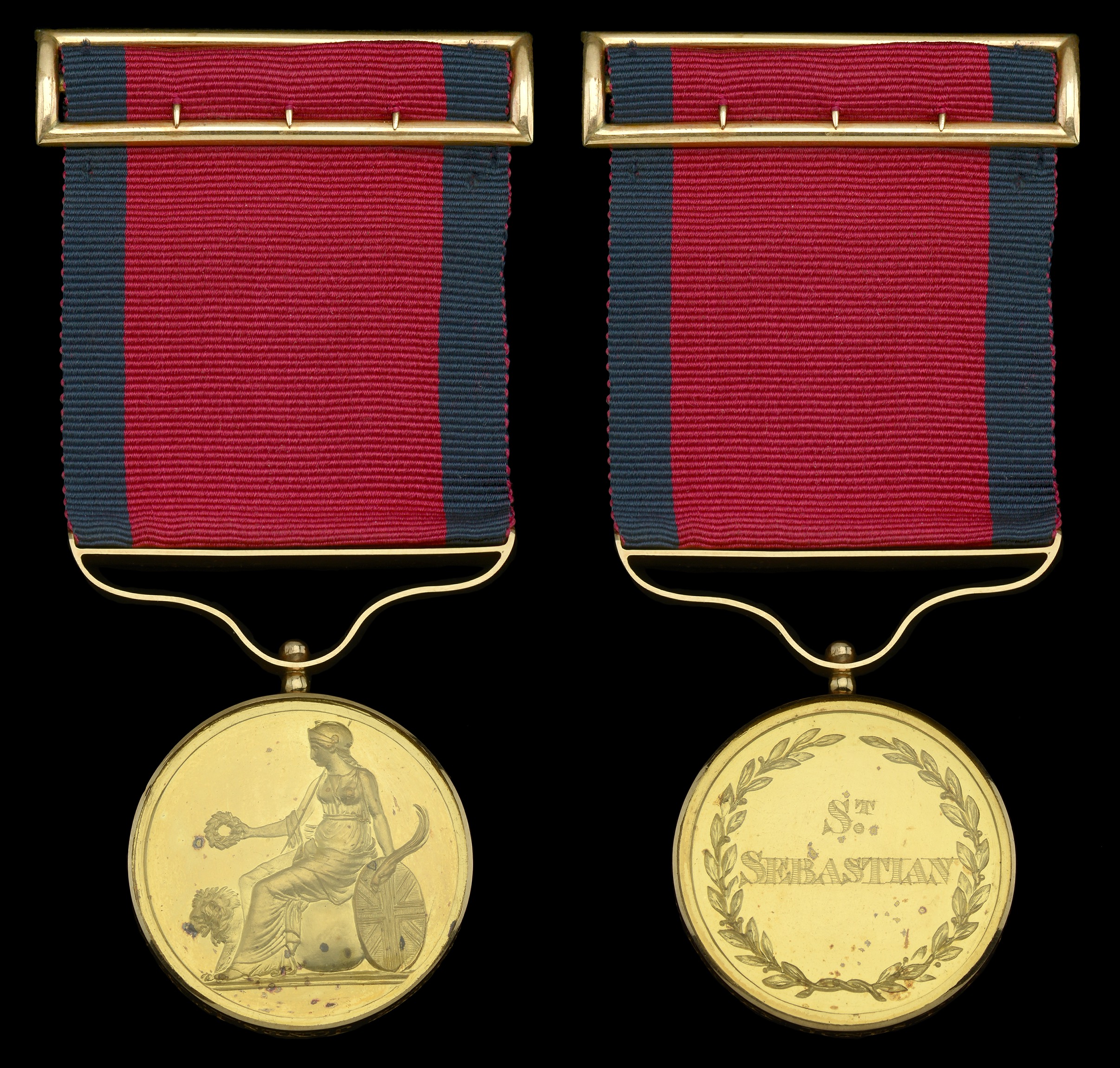 The Field Officer's Army Gold Medal for St. Sebastian awarded to Major T. Jones, 4th Foot, i...