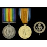 Pair: Private P. Moore, East Yorkshire Regiment British War and Victory Medals (28534 Pte...