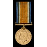 British War Medal 1914-20, bronze issue (245 Bearer Karam Chand, A.B.C.) minor edge bruise,...