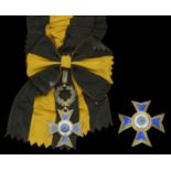 Portugal, Republic, Order of Merit, Grand Cross set of insignia, comprising sash badge, 82mm...