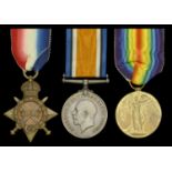 Three: Private A. J. B. Wright, Suffolk Yeomanry 1914-15 Star (3136 Pte. A. J. B. Wright,...