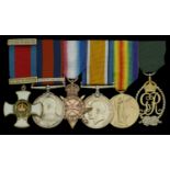 A Great War 1918 'Mediterranean theatre' D.S.O. group of six awarded to Captain C. A. G. Rob...