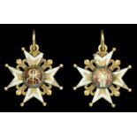 The French Royal and Military Order of St. Louis badge attributed to GÃ©nÃ©ral Count Alexandre...