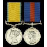 Pair: Chief Carpenter's Mate J. Rouse, Royal Navy Baltic 1854-55, unnamed as issued; New...