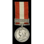 Canada General Service 1866-70, 1 clasp, Fenian Raid 1870 (Pte. D. Magee, 43rd. Bn.) nearly...