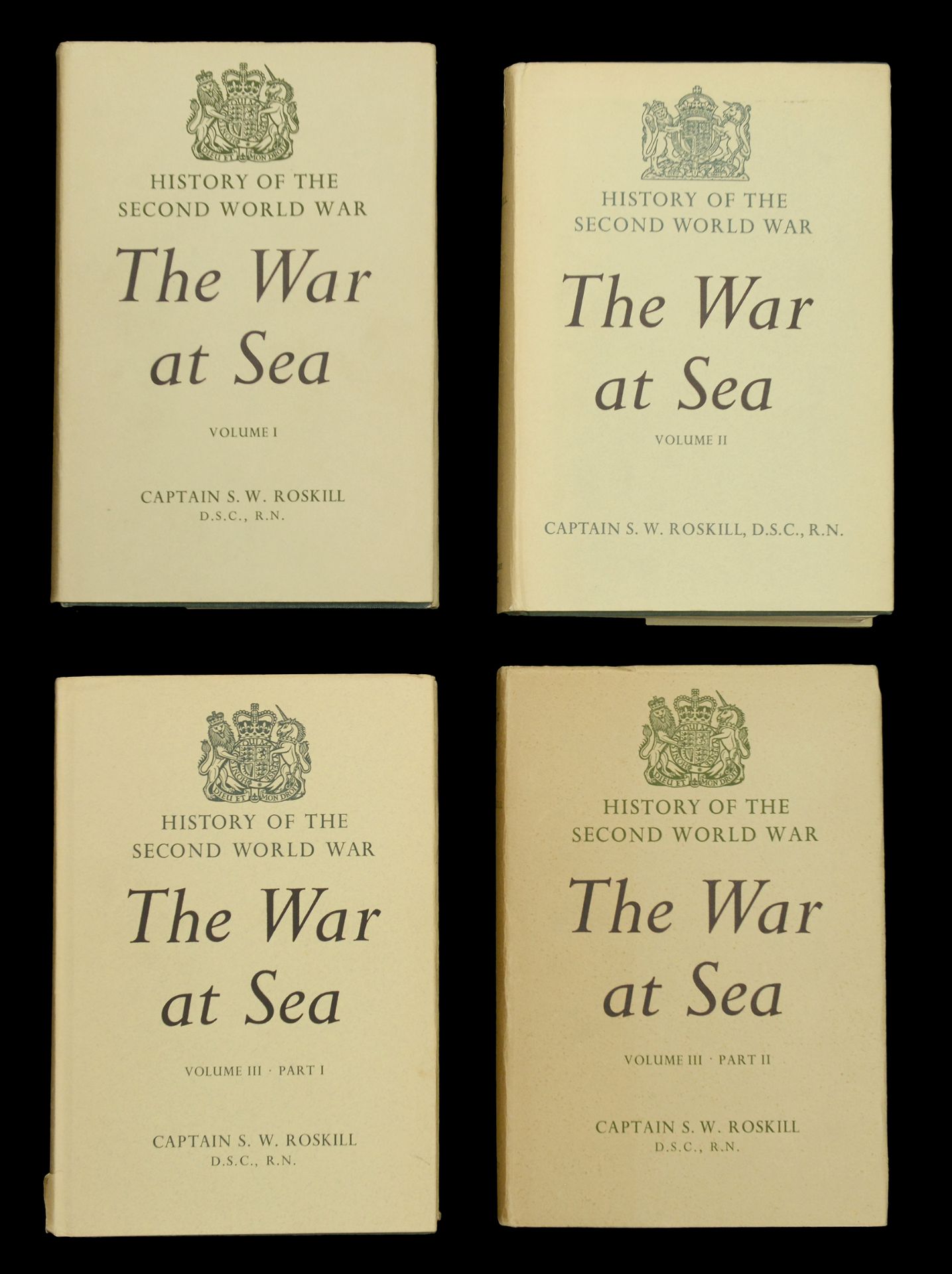 The War at Sea - The History of the Second World War. By Captain S. E. Roskill, D.S.C., R.N...