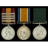 Three: Company Quarter Master Sergeant C. Upson, 1/4th Battalion, Suffolk Regiment, late 1st...