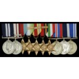 A Second War 1941 'Battle of Cape Bon' D.S.M. group of ten awarded to Petty Officer E. P. Mo...