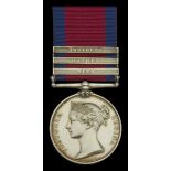An interesting Peninsula War medal awarded to Major-General J. C. Victor, who served with th...