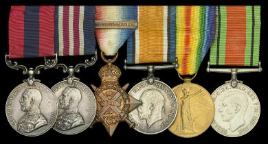 A rare Great War 'Hamel, March 1918' D.C.M. and 'Somme, 1916' M.M. group of six awarded to S...