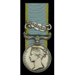 Crimea 1854-56, 1 clasp, Sebastopol (Serjt. Thos. Wm. Clapham. 46th. Regt.) officially impre...