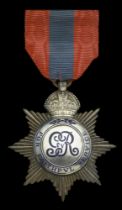 Imperial Service Medal, G.V.R., Star issue, the reverse officially engraved 'George E. Marvi...