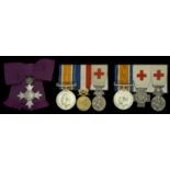 Family Group: A Great War M.B.E. group of four awarded to Mrs. Stansmore L. D. Macaulay-S...