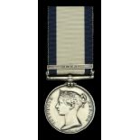 Naval General Service 1793-1840, 1 clasp, Egypt (Archibald Black.) edge rubbed at 3 and 9 o'...