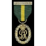 Territorial Decoration, G.V.R., silver and silver-gilt, with integral top riband bar, good v...