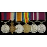 A Great War 'Western Front 1918' D.C.M. and 'Salonika 1917' M.S.M. group of six awarded to S...