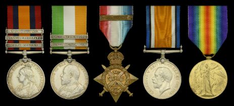 Five: Major B. V. S. Domvile, Royal Munster Fusiliers, who was Mentioned for his services du...