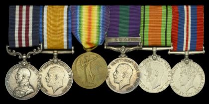 A Great War 'Western Front' M.M. group of six awarded to Private T. Woolley, 16th (1st City...
