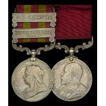 Pair: Colour Sergeant G. V. Blackman, Duke of Cornwall's Light Infantry India General Ser...