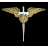 A Czechoslovakian Second World War Air Gunner's Badge. The standard Air Gunner's Badge, lac...