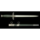 A German Second World War Land Customs Dagger A mint blade by the very unusual blade maker...