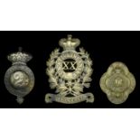 Miscellaneous Indian Badges. Comprising a 2nd Bengal Cavalry Martingale Badge c.1890, cast...