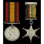 Pair: Nursing Sister M. Taylor Queen's South Africa 1899-1902, no clasp; Mayor of Kimberl...