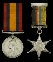 Pair: Nursing Sister M. Taylor Queen's South Africa 1899-1902, no clasp; Mayor of Kimberl...