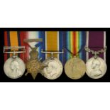 Five: Warrant Officer Class II J. Duhan, Royal Munster Fusiliers Queen's South Africa 189...