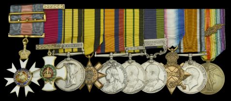 A fine Great War C.M.G., scarce 'North West Frontier 1908' D.S.O. group of eleven awarded to...