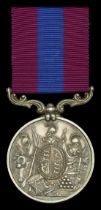 A Crimea War D.C.M. awarded to Corporal W. Bishop, 46th Regiment of Foot, who died of scarle...