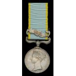 Crimea 1854-56, 1 clasp, Alma (J. Walton. 46th. Regt.) officially impressed naming, minor ed...