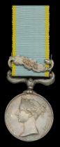 Crimea 1854-56, 1 clasp, Alma (J. Walton. 46th. Regt.) officially impressed naming, minor ed...