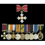A Second War C.B.E., scarce Great War 'Gallipoli' D.S.O. group of ten awarded to Colonel B....