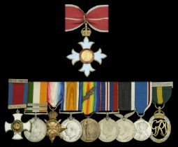 A Second War C.B.E., scarce Great War 'Gallipoli' D.S.O. group of ten awarded to Colonel B....