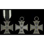 Germany, Prussia, Iron Cross 1914, Second Class breast badge (3), silver with iron centre, o...