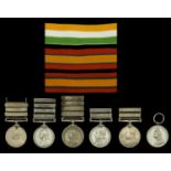 Miniature Medals: Queen's South Africa 1899-1902 (3), 3 clasps, Cape Colony, Orange Free Sta...
